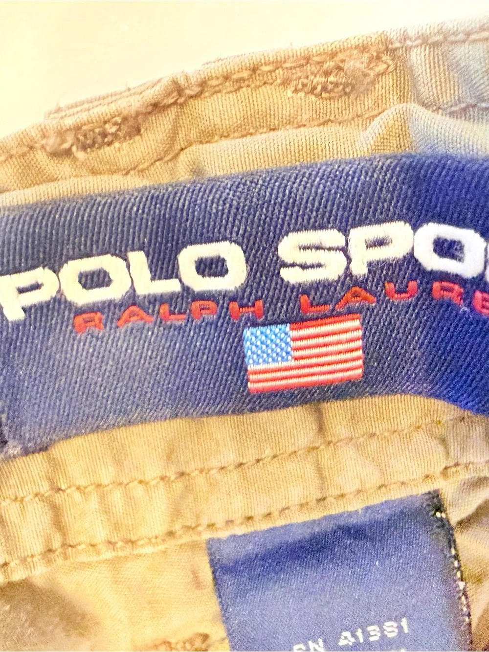 Polo Sport Ralph Lauren VTG Pants Mens Cargo Military Sz 33 NWT